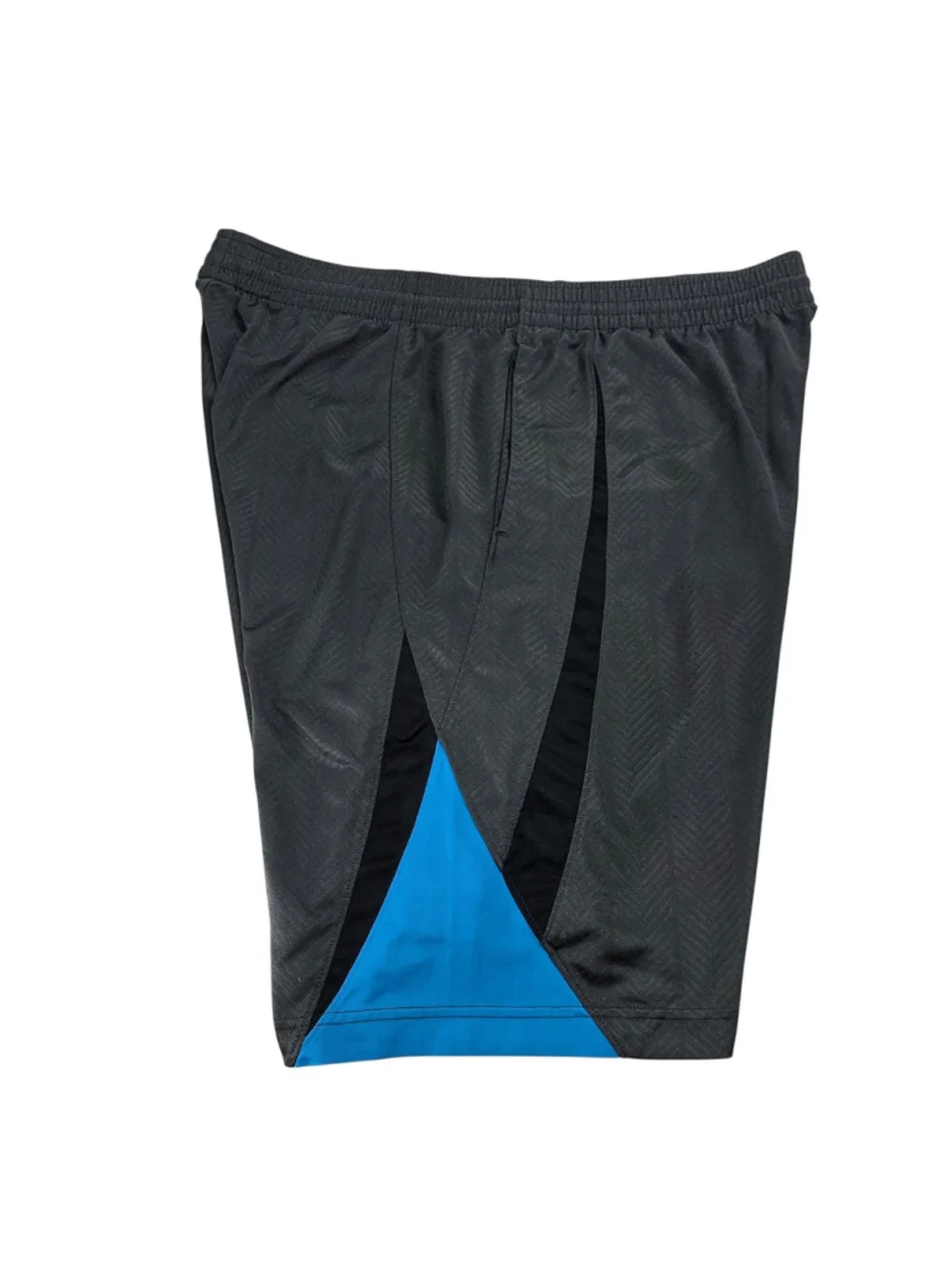 Nike Basketball Dazzle Shorts Gray Blue Men's Large Pockets Athletic 402288-060